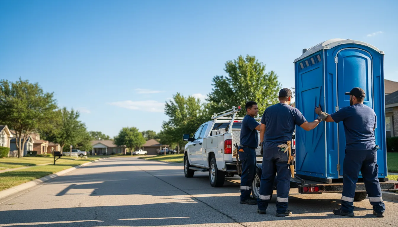 Portable Toilet Rental in Sentinel, OK near me